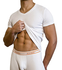 Cotton V-Neck T-Shirt